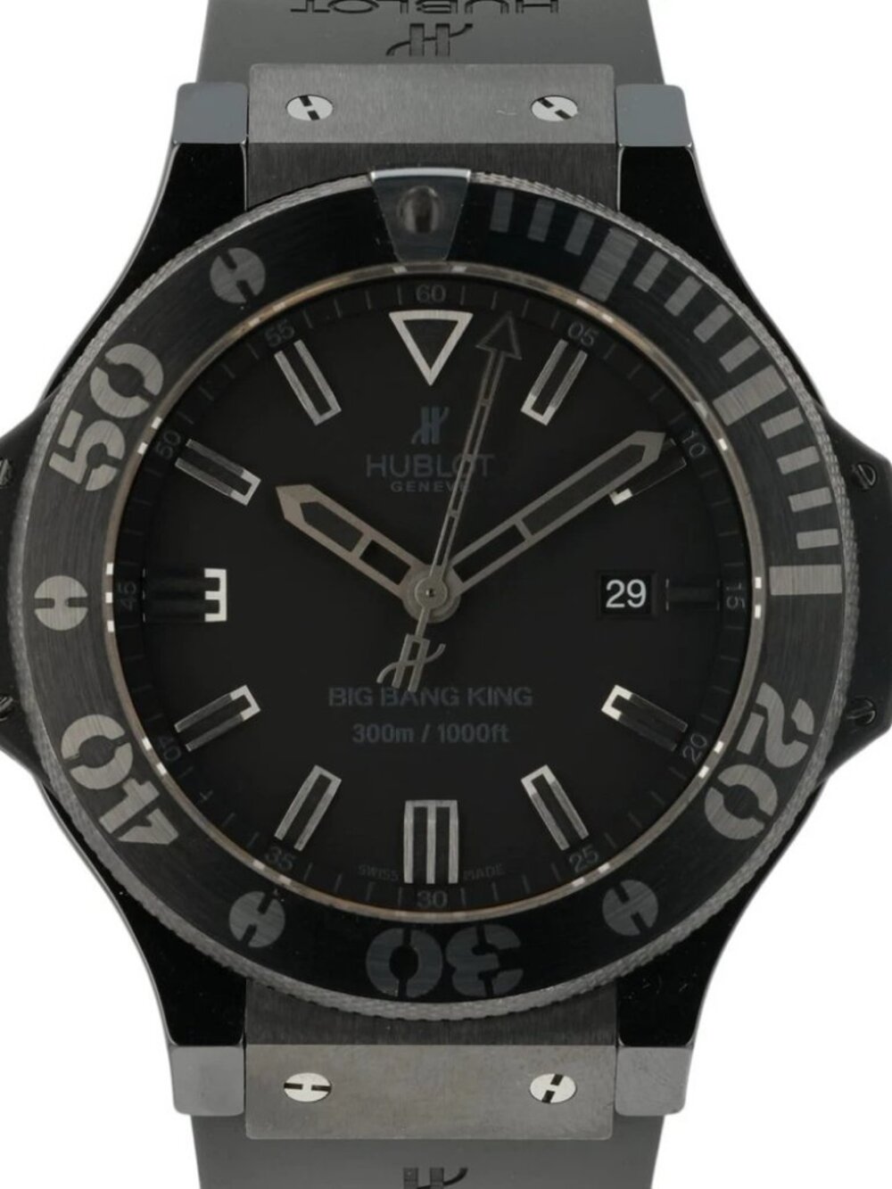 Hublot Big Bang King Black Dial Ceramic 48mm Automatic Mens Watch